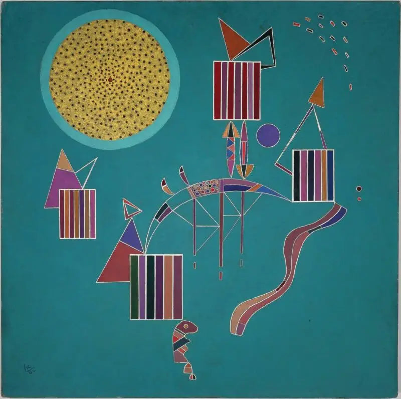 Uma festa íntima - Vassily Kandinsky