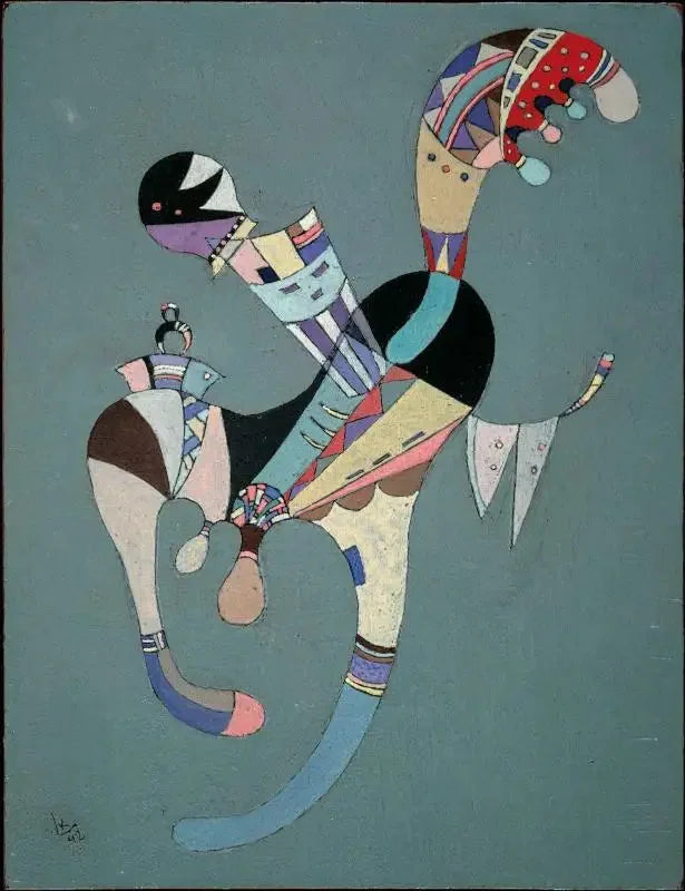 Uma figura flutuante - Vassily Kandinsky