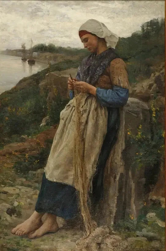 Uma Filha de Pescador - Jules Breton