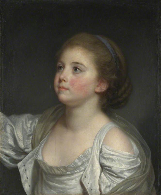 Une fille - Jean-Baptiste Greuze image 1 reproduction artisanale de tableau