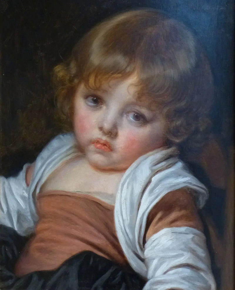 Uma garotinha - Jean-Baptiste Greuze