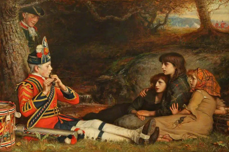 Um romance de 1745 - John Everett Millais