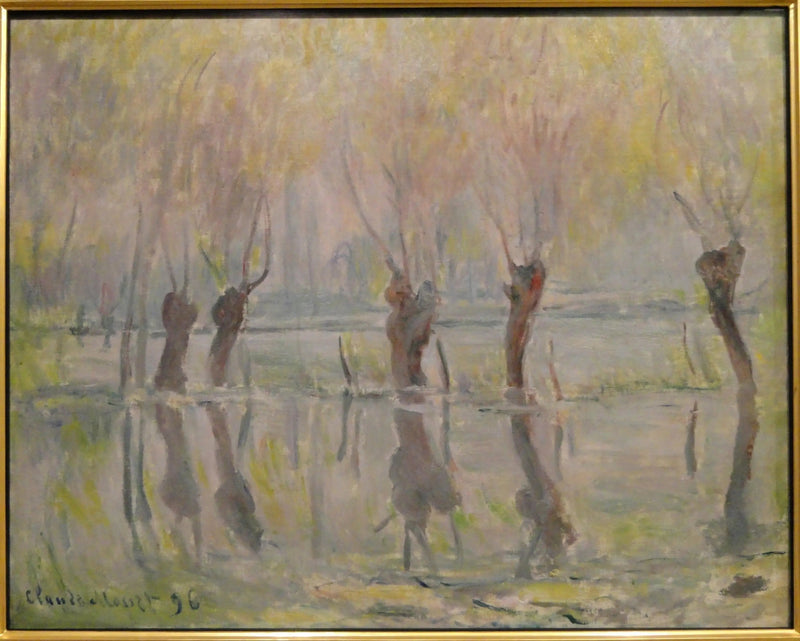 Uma inundação em Giverny - Claude Monet