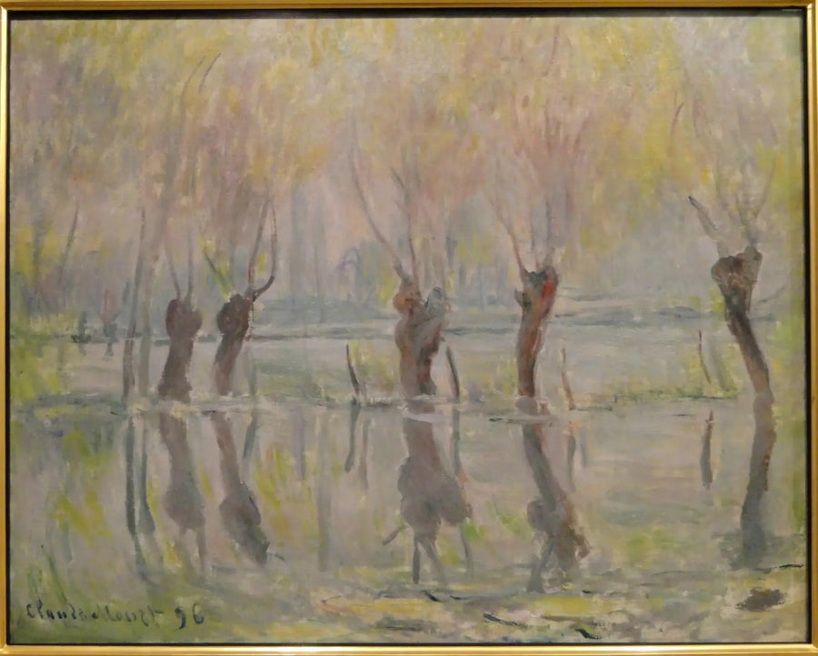 Uma inundação em Giverny - Claude Monet