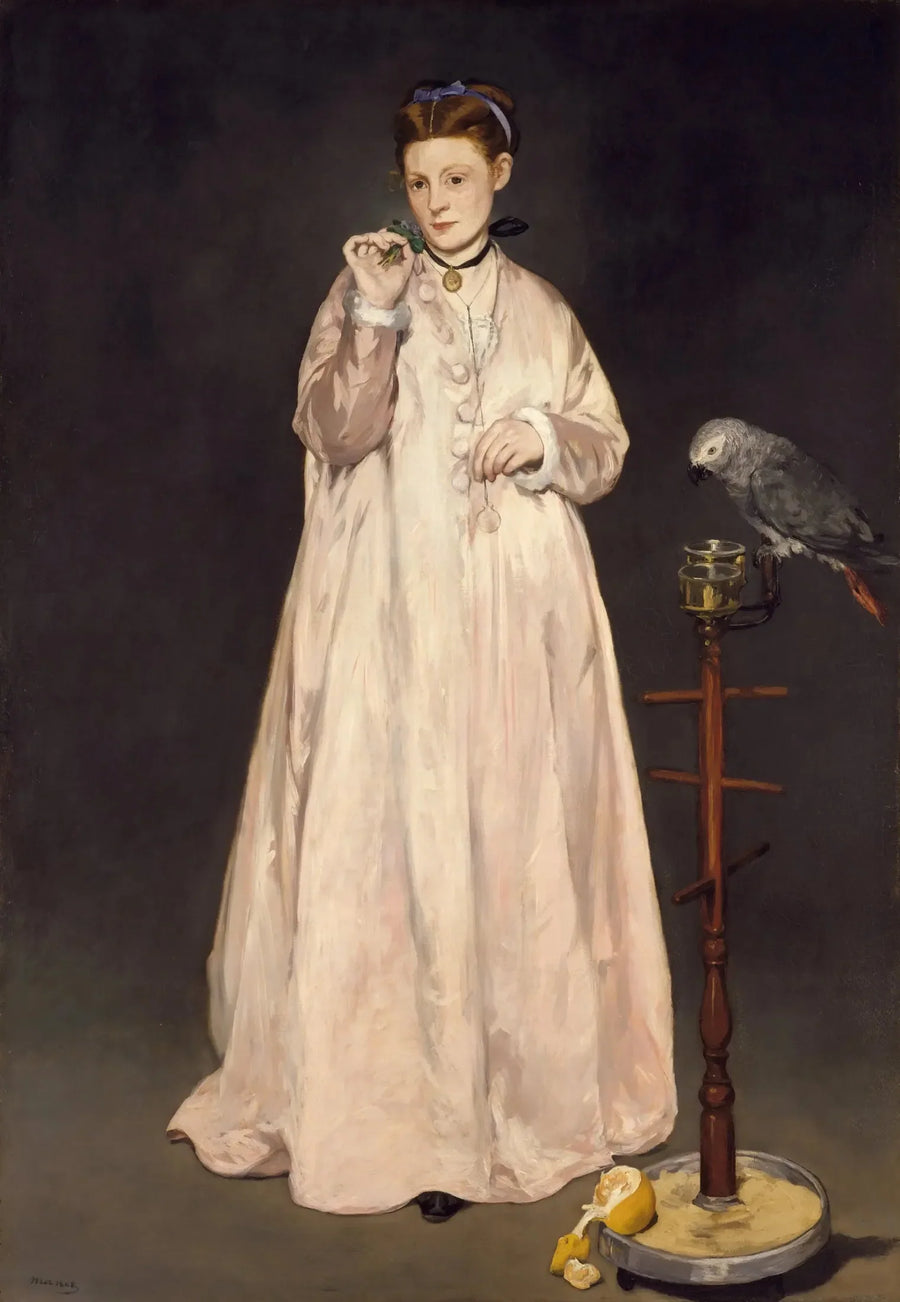 Uma jovem dama em 1866 - Édouard Manet