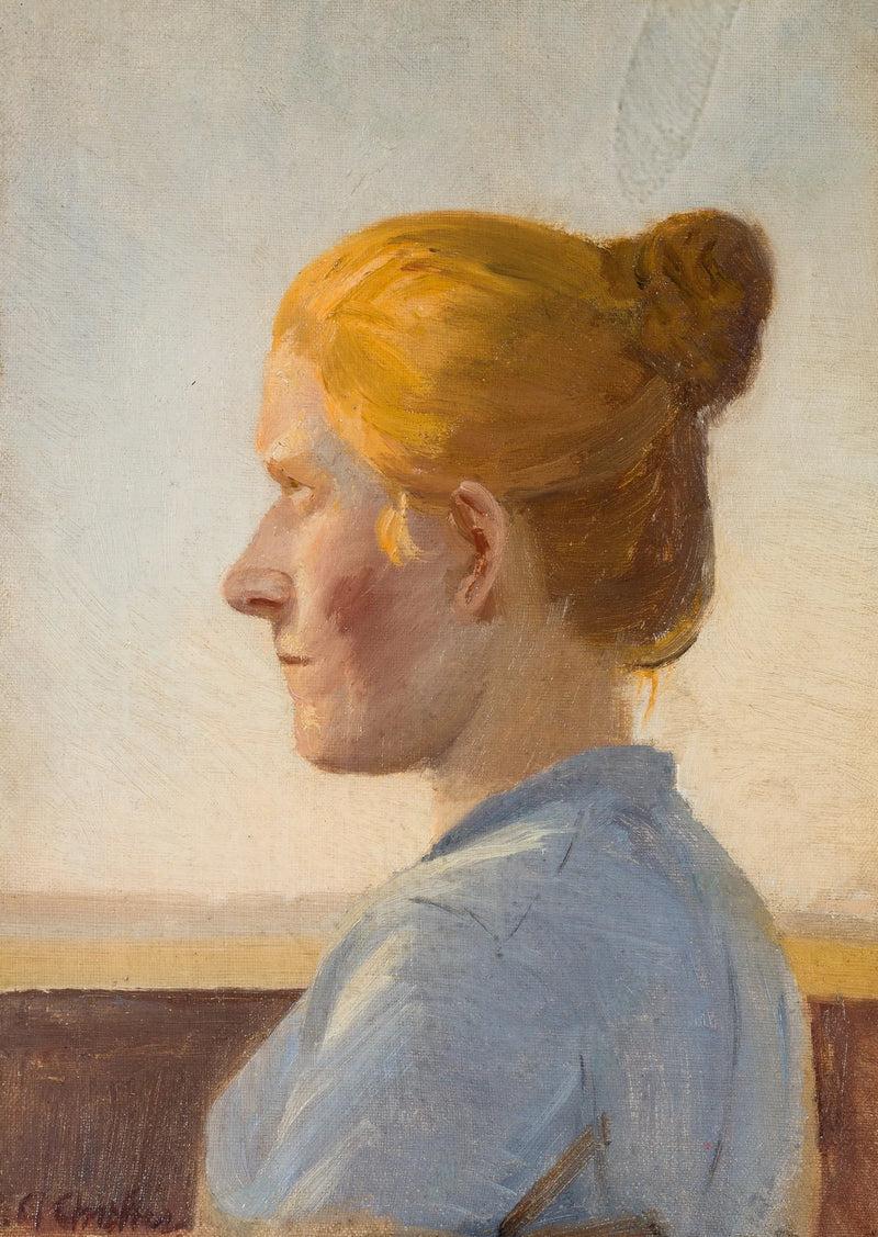 Uma jovem mulher de Skagen - Anna Ancher