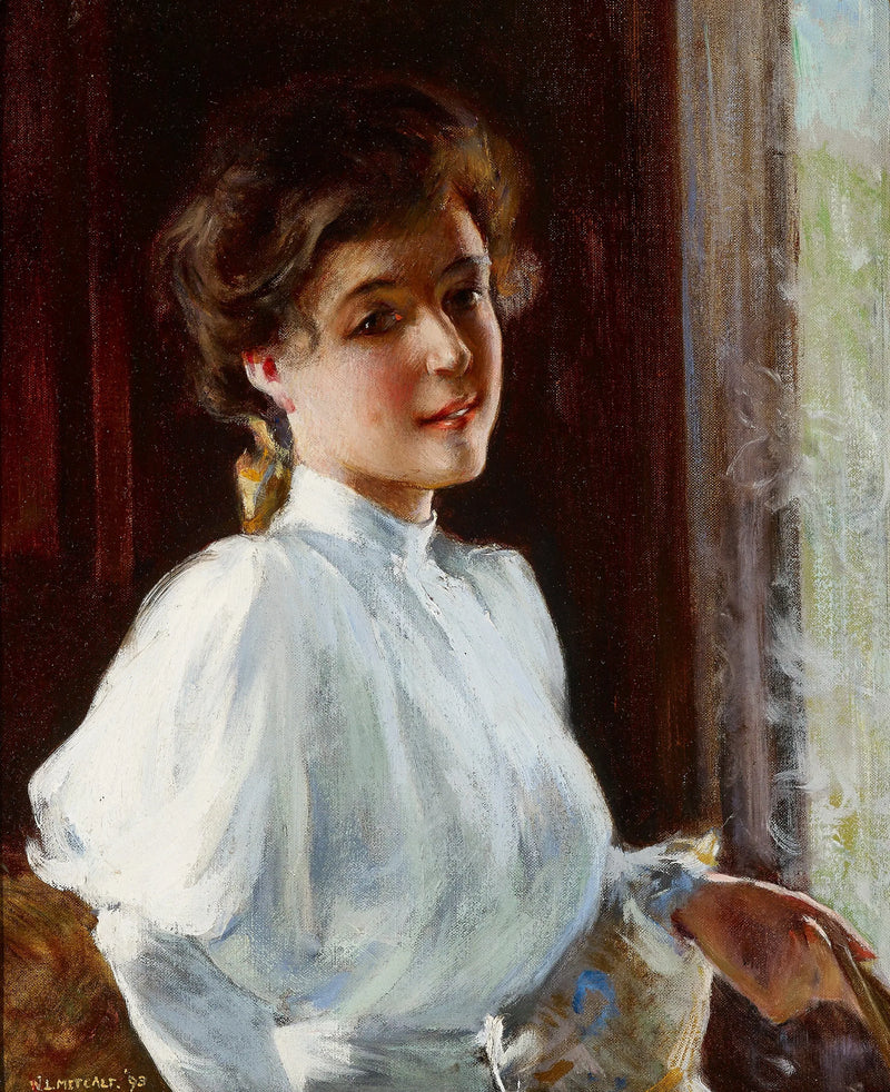 Uma jovem garota - Willard Metcalf