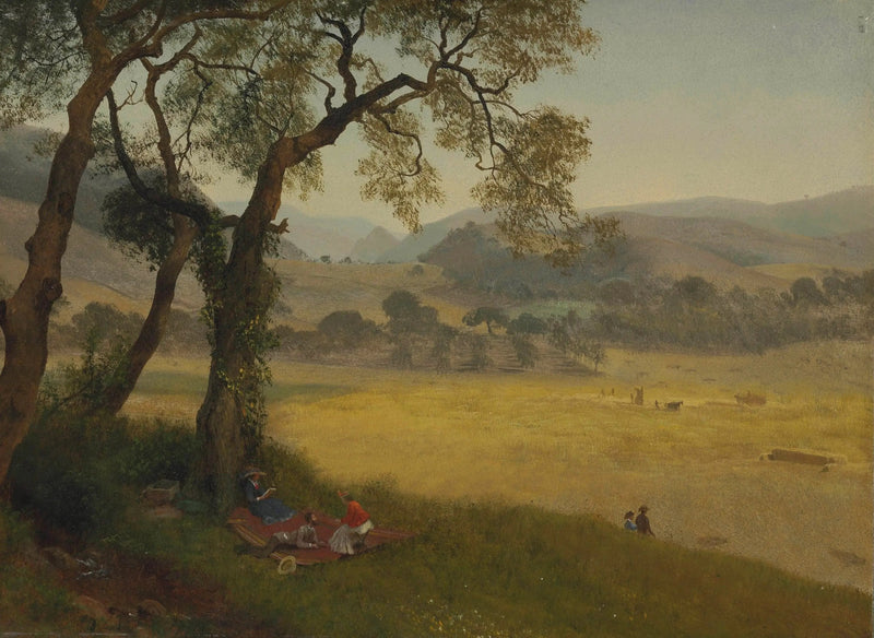 Um dia de verão dourado perto de Oakland - Albert Bierstadt