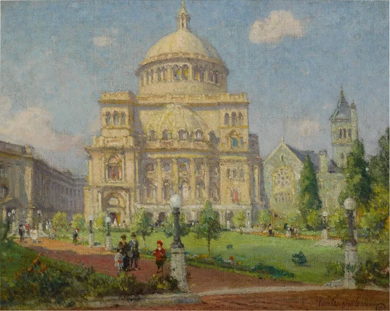 Um dia de primavera em Boston - Colin Campbell Cooper