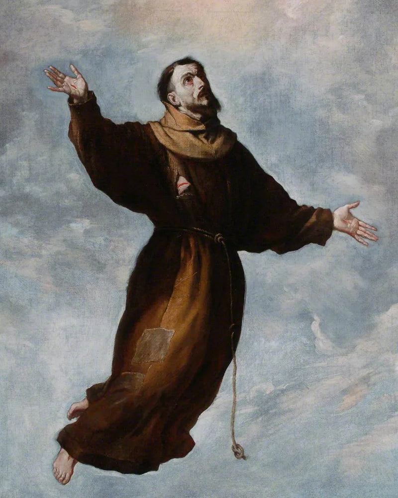 Uma levitação de São Francisco - Jusepe de Ribera