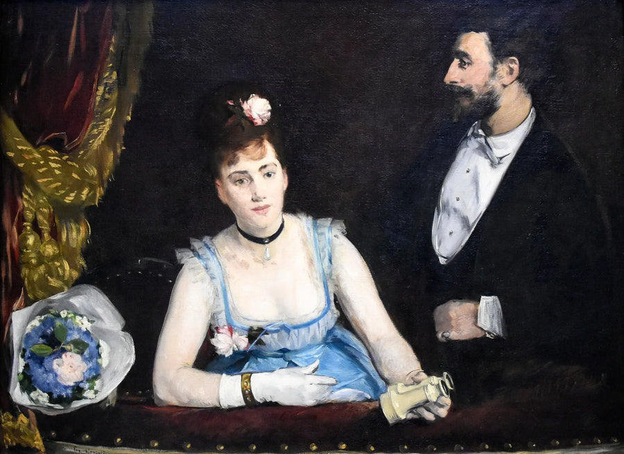 Uma loge nos Italianos - Eva Gonzalès