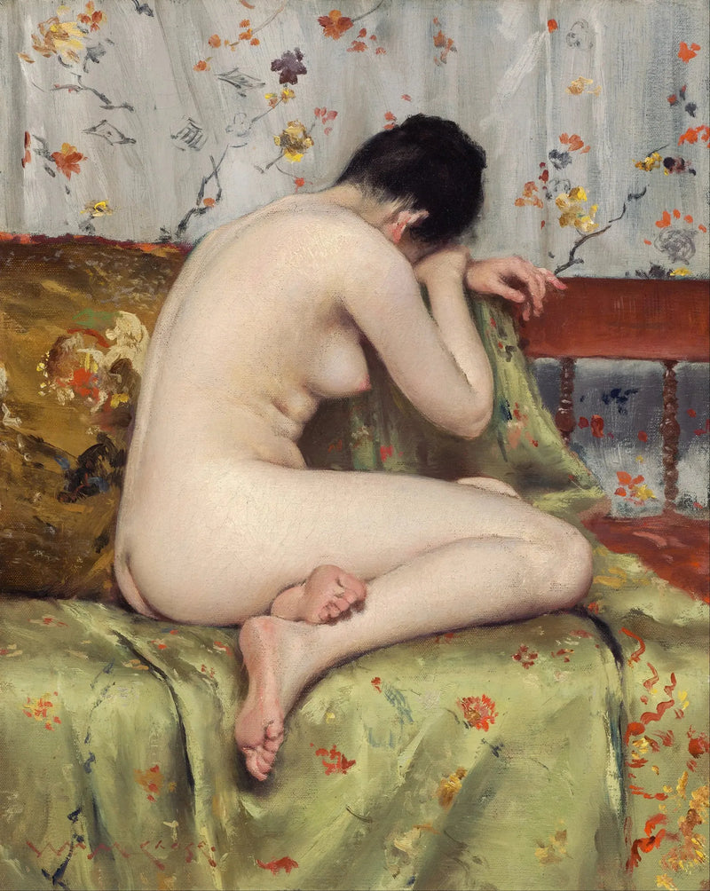 Uma Madeleine moderna - William Merritt Chase