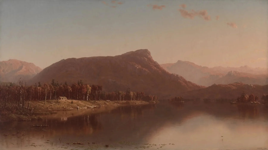 Uma casa na natureza - Sanford Robinson Gifford
