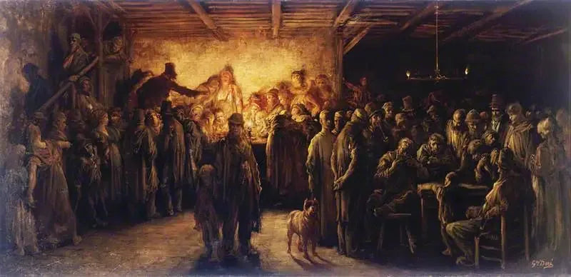 Uma casa de pobres - Gustave Doré