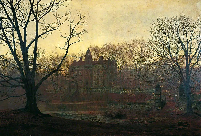 Uma casa em Yorkshire - John Atkinson Grimshaw
