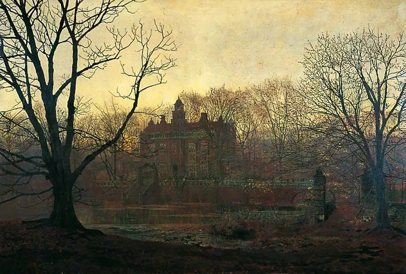 Uma casa em Yorkshire - John Atkinson Grimshaw