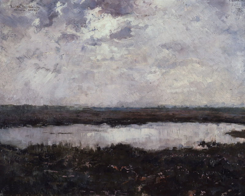 Um lago em Campine - Théo van Rysselberghe