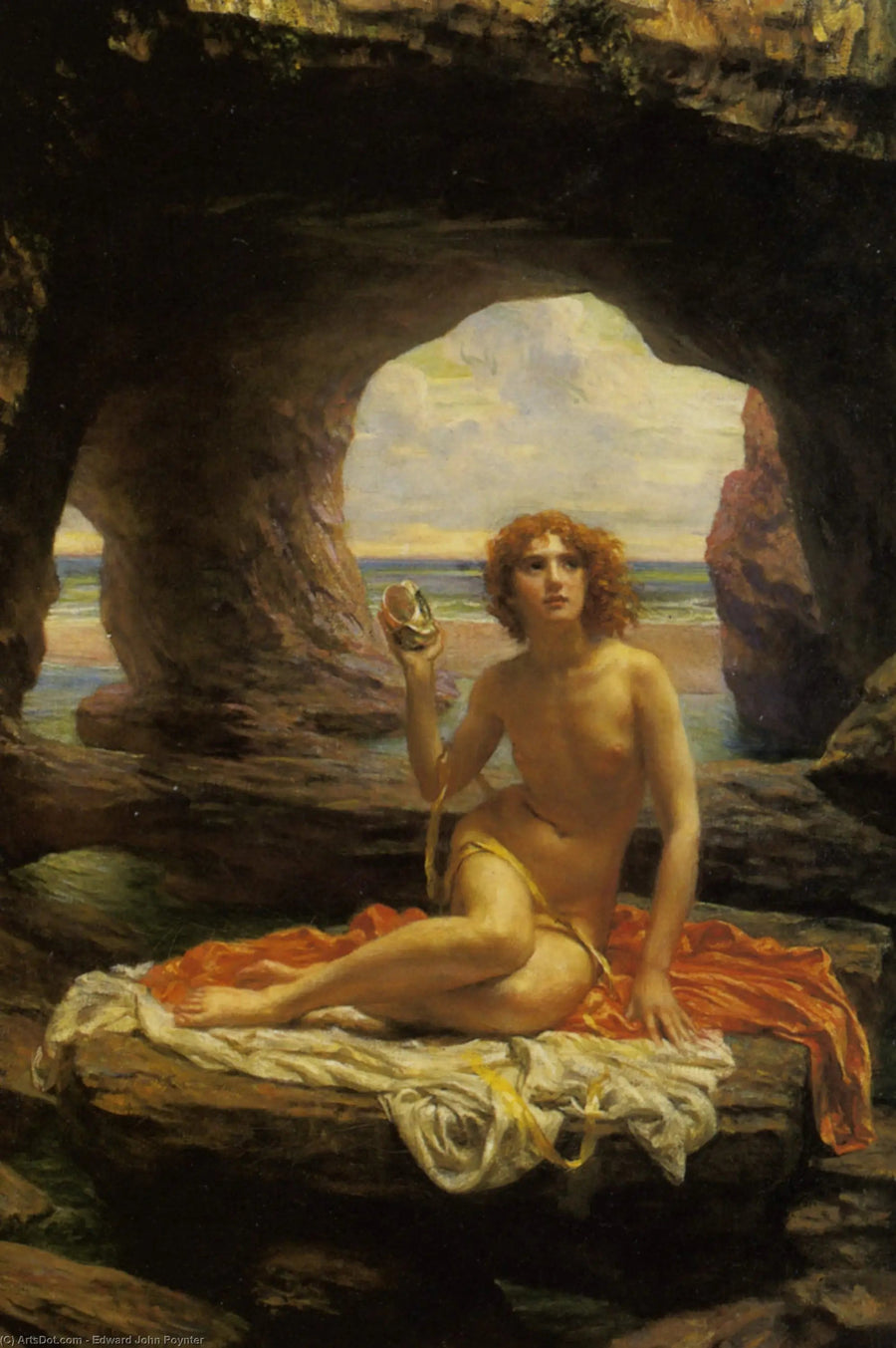 Uma maré baixa - Edward Poynter