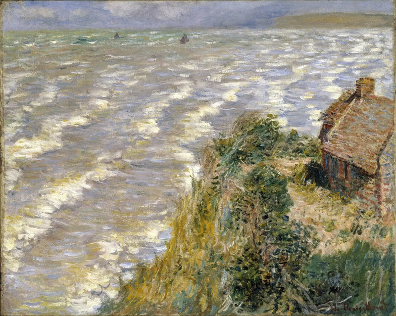 Uma maré alta em Pourville - Claude Monet