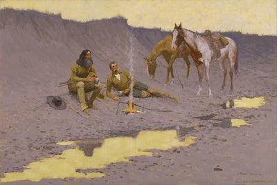 Une nouvelle année sur le Cimarron - Frederic Remington - Alpha Reproduction