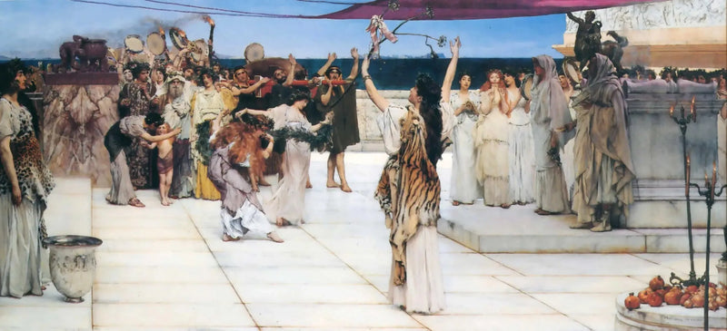 Uma oferenda a Baco - Lawrence Alma-Tadema