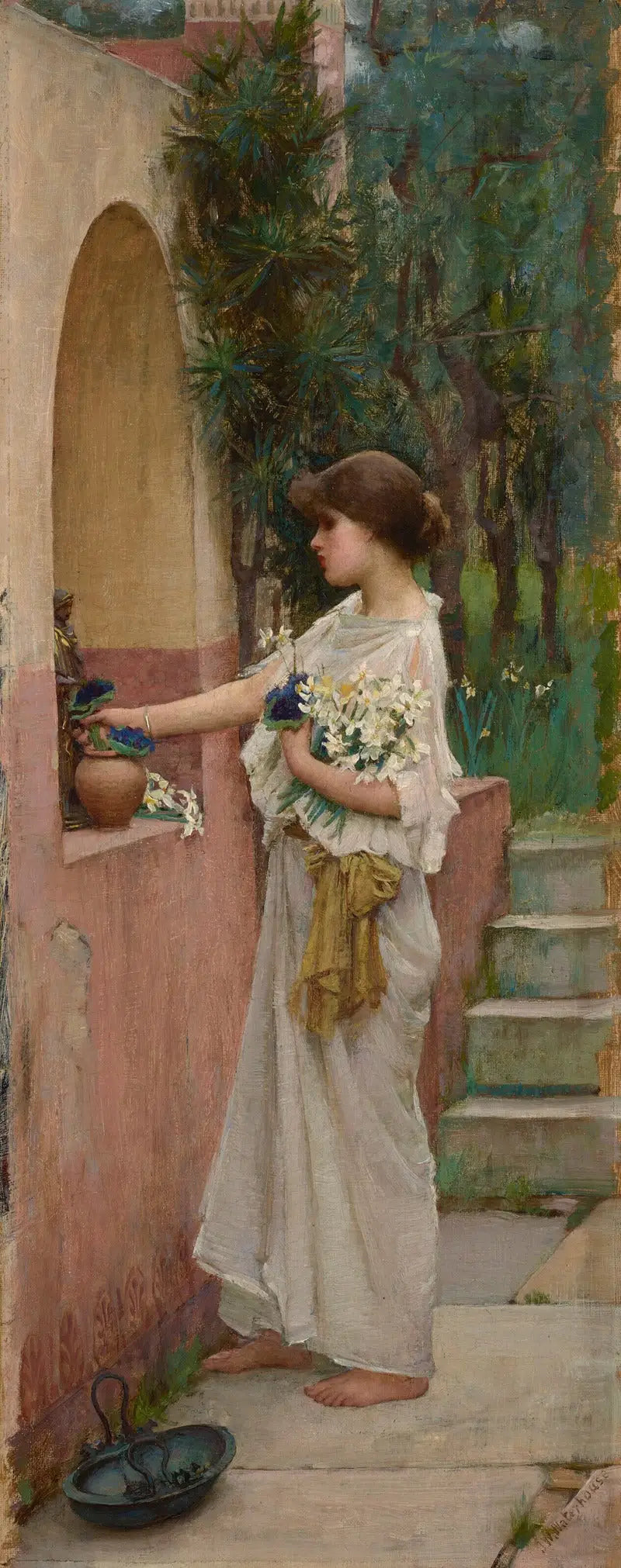Uma oferenda romana - John William Waterhouse