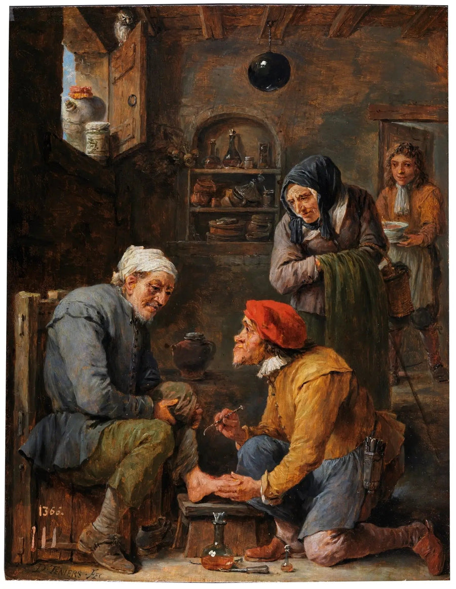Uma cirurgia - David Teniers, o Jovem