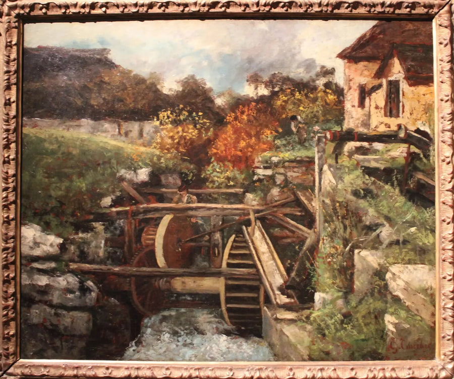 Uma papelaria em Ornans - Gustave Courbet