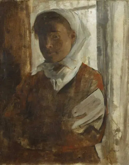 Uma camponesa - Edgar Degas