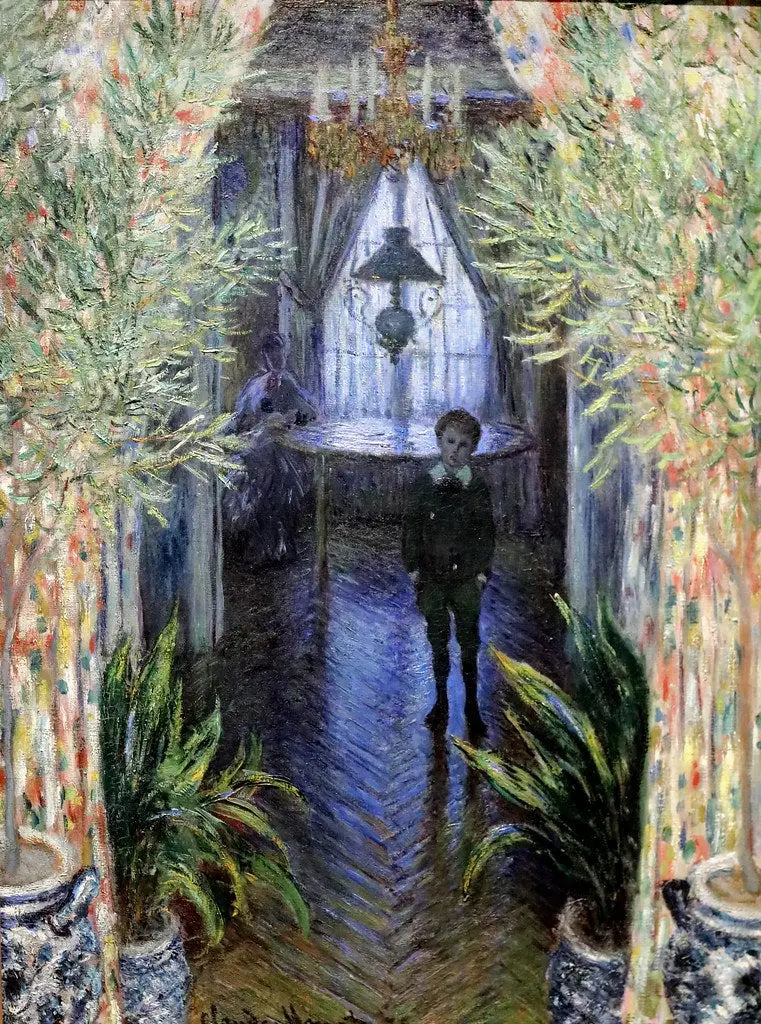 Um cômodo de apartamento - Claude Monet