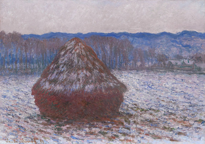 Um monte de trigo - Claude Monet