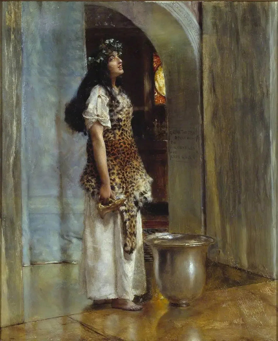 Uma sacerdotisa de Apolo - Lawrence Alma-Tadema