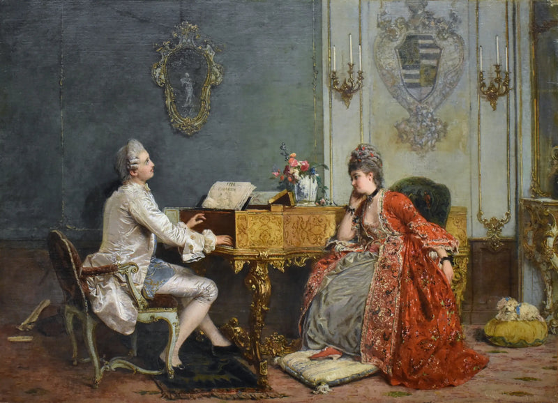 Uma representação privada - Gerolamo Induno