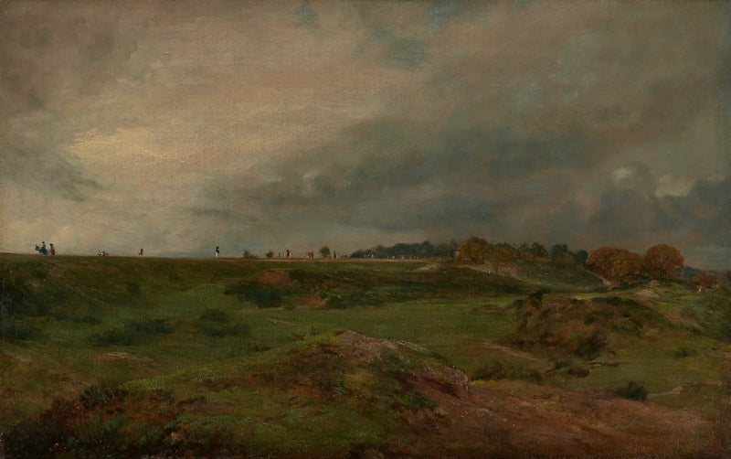 Uma estrada através de Hampstead Heath - John Constable