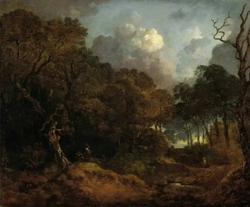 Uma estrada na floresta - Thomas Gainsborough