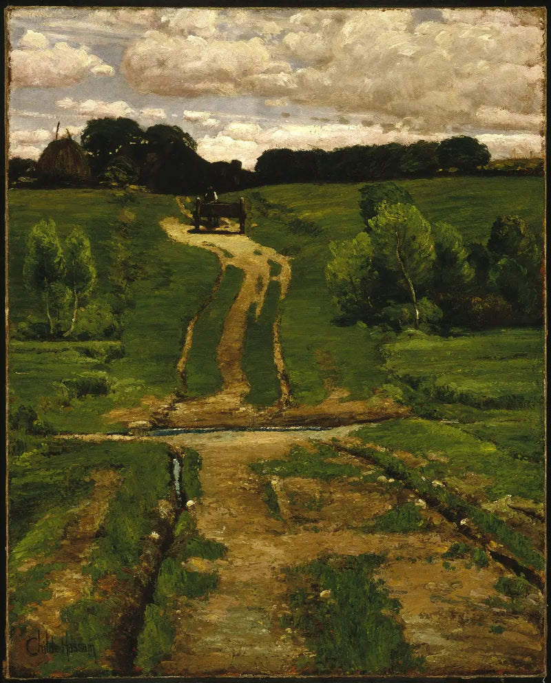 Uma estrada secundária - Childe Hassam