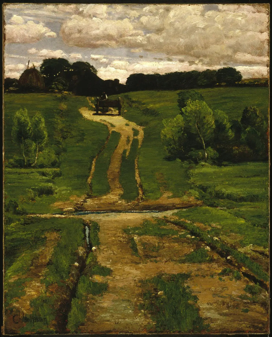 Uma estrada secundária - Childe Hassam