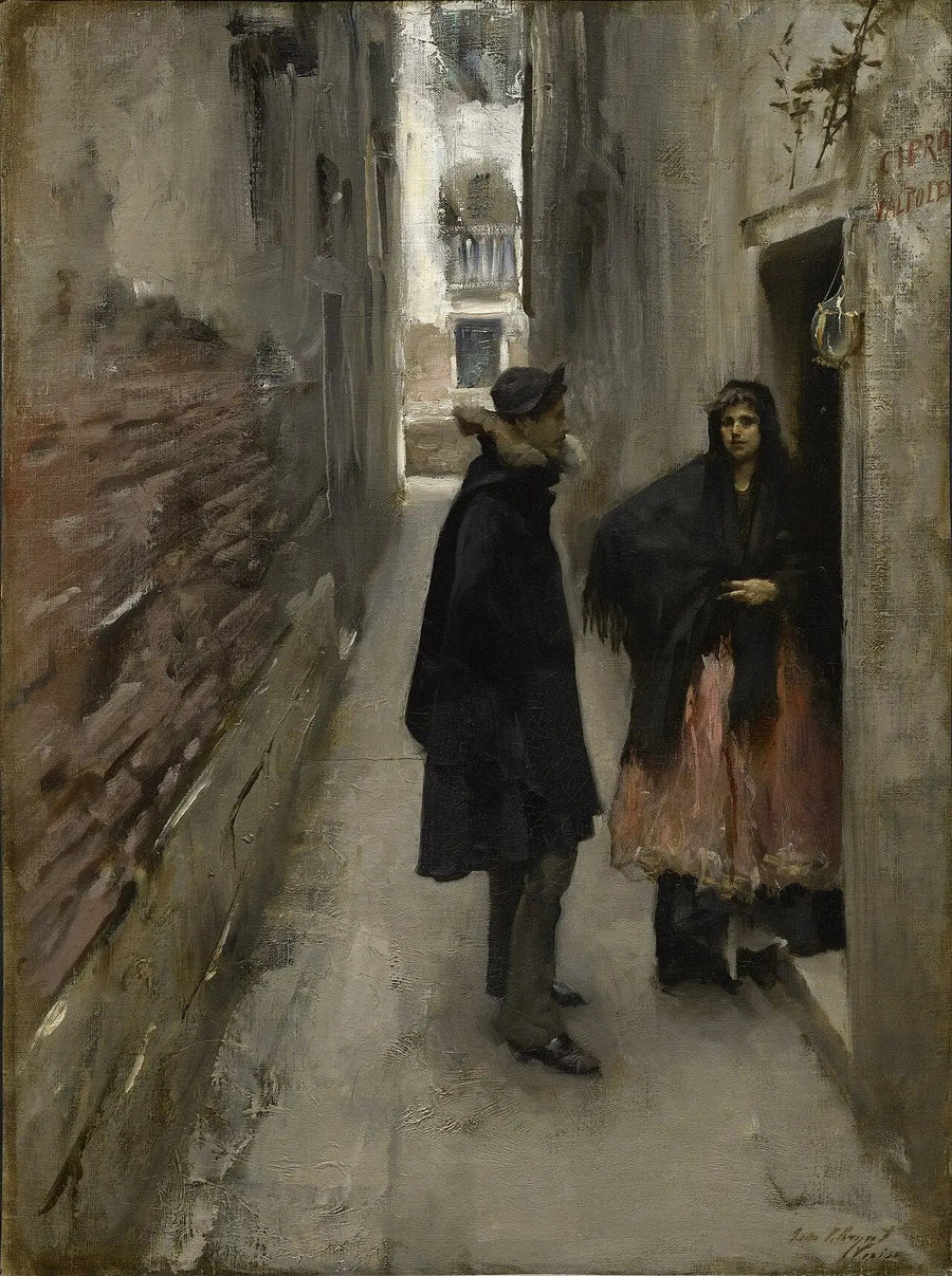 Uma rua em Veneza - John Singer Sargent