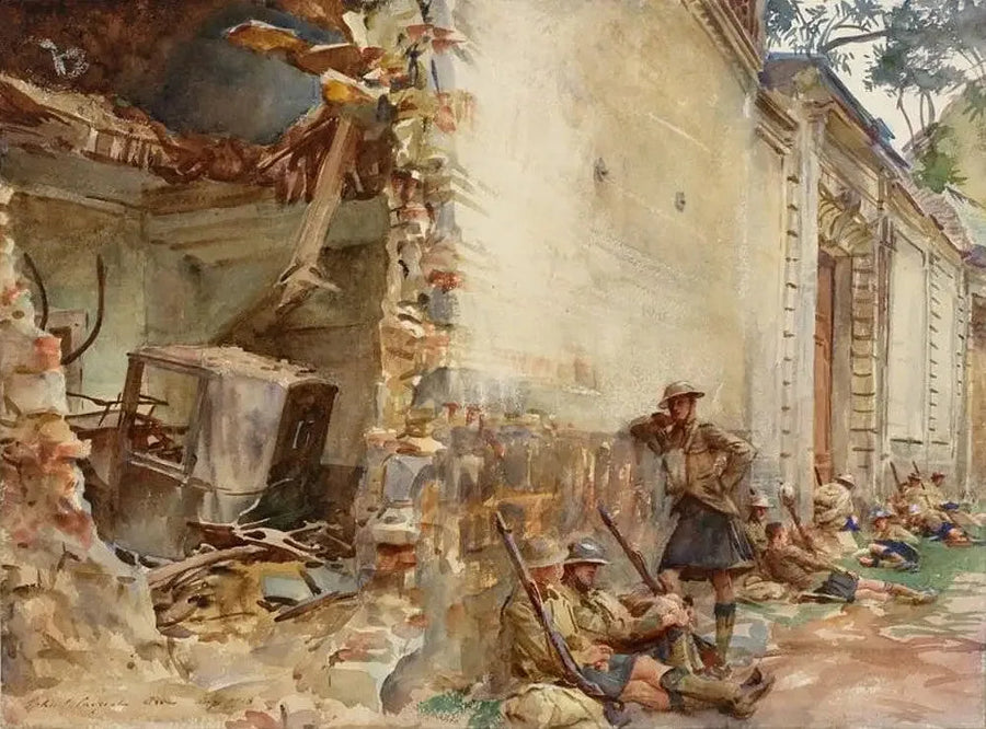 Uma rua de Arras - John Singer Sargent
