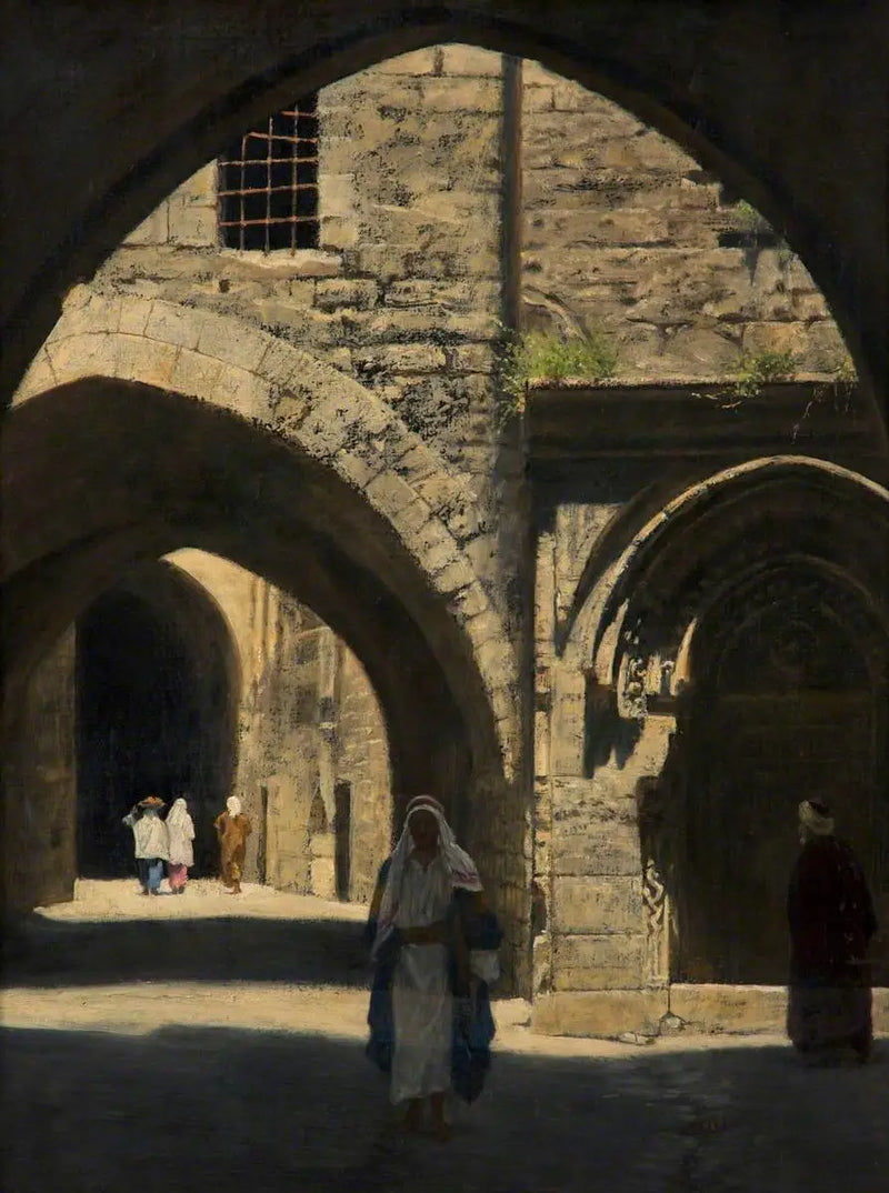 Uma rua de Jerusalém de John Collier