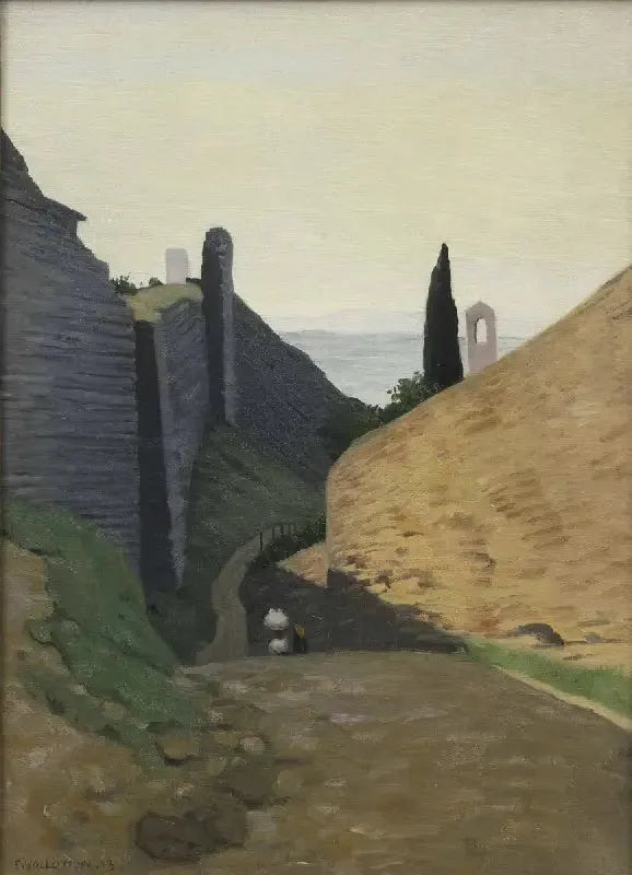 Uma rua de Perugia - Félix Vallotton
