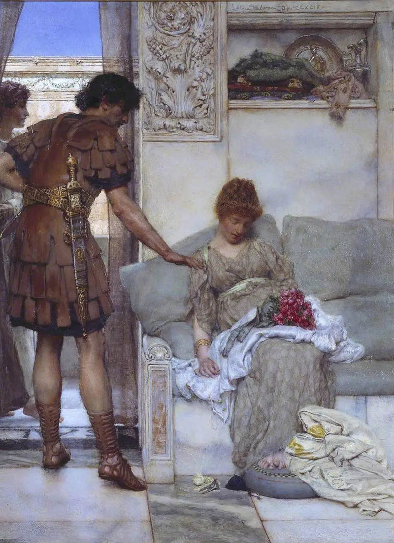 Uma saudação silenciosa - Lawrence Alma-Tadema