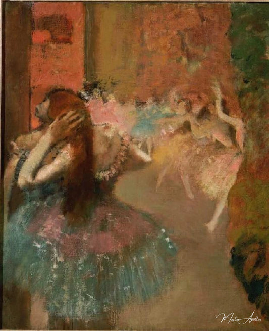 Une scène de ballet - Edgar Degas - Reproductions de tableaux et peintures haut de gamme