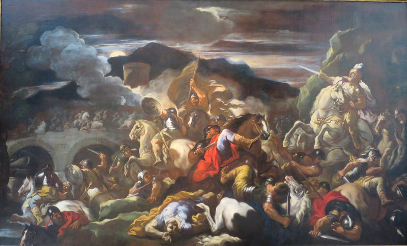 Uma cena de batalha - Luca Giordano