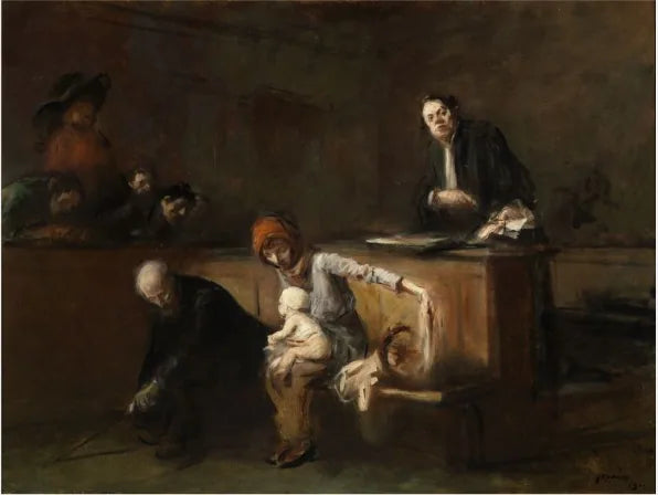 Uma cena de tribunal - Jean-Louis Forain