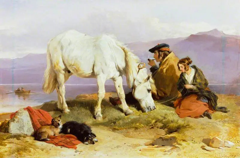 Uma cena das Terras Altas - Edwin Henry Landseer