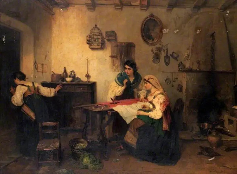 Uma cena do Risorgimento - Gerolamo Induno