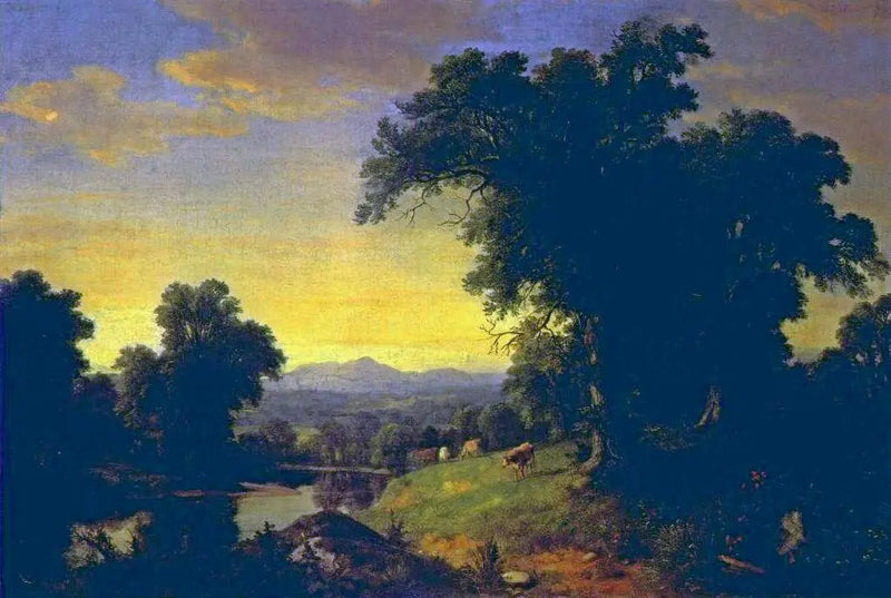 Uma cena pastoral - Asher Brown Durand