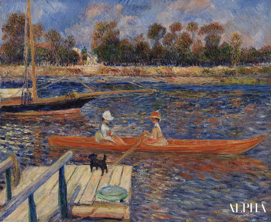 Une Seine à Argenteuil - Pierre-Auguste Renoir - Reproductions de tableaux et peintures haut de gamme