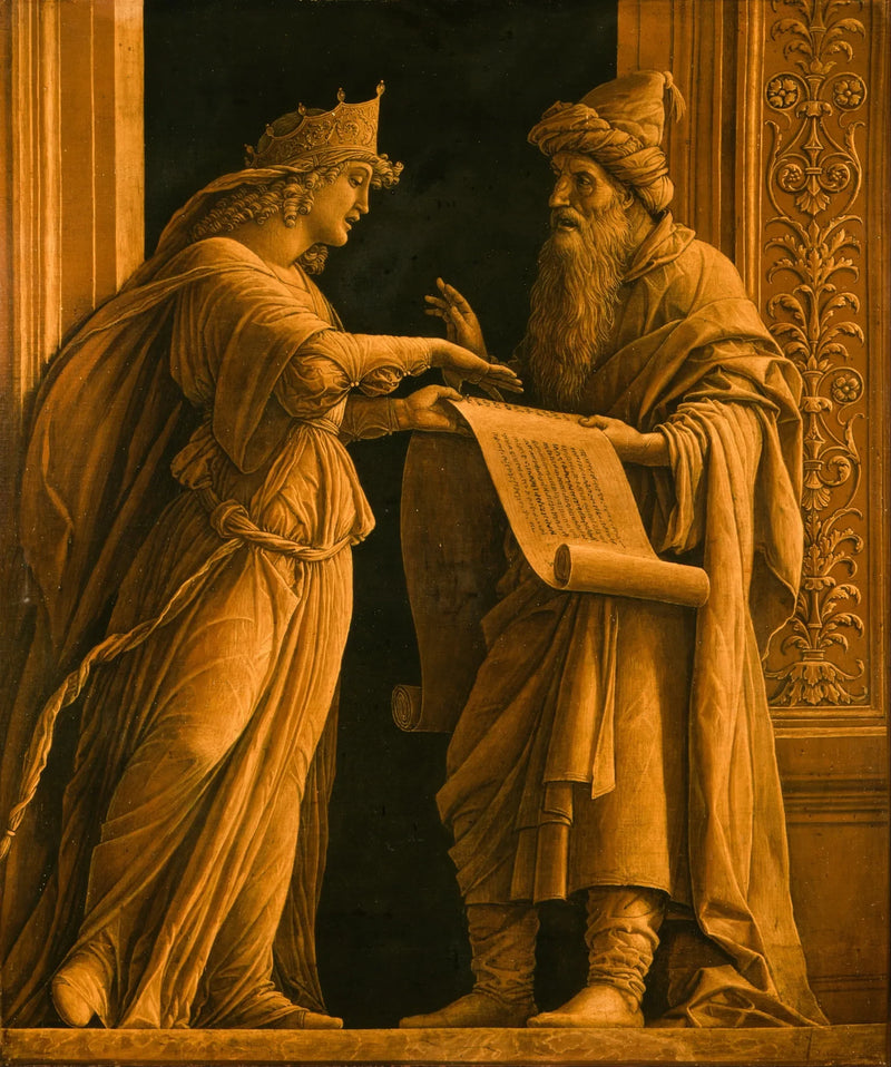 Uma sibila e um profeta - Andrea Mantegna